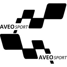 TSC Aveo Sport Etiket Yapıştırma 30CMX11CM MMD156