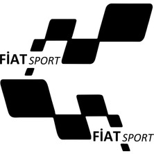 TSC Fiat 2 Sport Etiket Yapıştırma 30CMX11CM MMD208