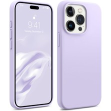 Trendtech iPhone 15 Pro Uyumlu Lansman Lila Kılıf