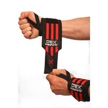 Dex Supports Lasting Energy Fitness Bilekliği Sporcu Bilekliği Wrist Wraps + Sackpack Spor Çanta 2'li Paket