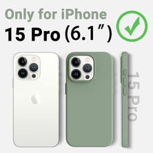 Trendtech iPhone 15 Pro Uyumlu Lansman Koyu Yeşil Kılıf