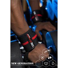 Dex Supports Lasting Energy Fitness Sporcu Bilekliği Elite Wrist Wraps+Sporcu Dizliği Knee Sleeve 2'li Paket