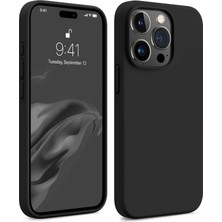 Trendtech iPhone 15 Pro Uyumlu Lansman Siyah Kılıf