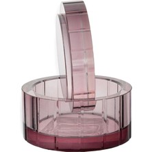 Mikasa Moor Bordo Cam Dekoratif Kutu 10X10X7 cm