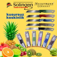 Solingen Messermann Germany Sefertech | Bıçak Seti - Solingen | 6'lı Tek Renk Takım Sebze Meyve Bıçağı