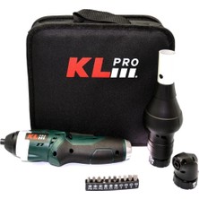 Tekno Trust KLNM3413 3.6VOLT / 1,3AH Li-Ion Şarjlı Tornavida + Köşe Adaptörü + Barbekü Aparatı