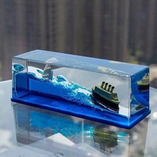 Full Markaj Akvaryum Içinde Titanic Cruise Model Batmayan Gemi