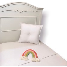 Mundo Lindo Pamuk Waffle Kırlent Creme (Krem Rengi)