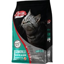 Energy Somonlu Yetişkin Kedi Kuru Maması 500 Gram