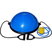 Tekno Trust Uluslararası Standart Ebatlarda 62 cm Çap Bosu Ball Bosu Topu Pilates Denge Aleti (Pompalı)