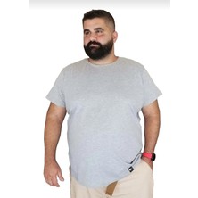 3A Moda Büyük Beden Erkek Pamuklu T-Shirt
