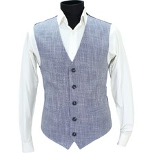 Mentor Regalo Erkek Yelek V Yaka Lacivert Desenli 50612 Xxl