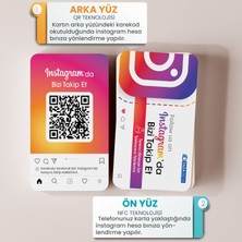 TaraBeni Instagram Takip Kartı - Instagram Takipçi Kazanma Kartı - Takipçi Arttırma Kartı  - (Organik Büyüme)