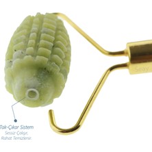 Seay Yeşim Taşı Tırtıklı Face Roller Ve Pembe Kuvars Gua Sha Yüz Masaj Aleti Seti Doğal Taş Sertifikalı