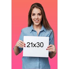 Poster City Minimalist Çiçek  Poster Çerçevesiz Parlak Kağıt
