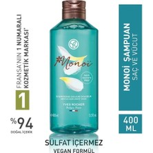 Yves Rocher Monoi Saç ve Vücut Şampuanı 400 ml Vücudunuzda ve Saçlarınızda Egzotik Bakım…  400 ml