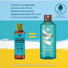 Yves Rocher Monoi Konsantre Saç ve Vücut Şampuanı Doğaya Saygılı Formül, 100 ml ile 40 Duş Keyfi  100 ml