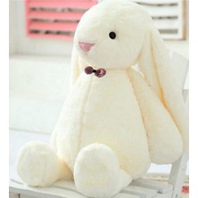 Uyku Arkadaşım Papyonlu Uzun Kulak Bunny Peluş Tavşan 65 cm