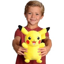 Ithal Kumaş Pikachu Pokemon Go Figür Peluş Oyuncak Büyük Boy Uyku & Oyun Arkadaşı Pikachu 35CM