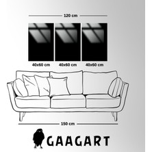 Gaagart Temperli Gerçek Cam Tablo Seti Mavi Gözlü Atatürk Istiklal Marşı ve Gençliğe Hitabe