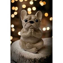 Paradise Work Yoga Yapan Köpek Biblo Meditasyon Köpek Heykeli Ev Dekorasyon