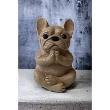 Paradise Work Yoga Yapan Köpek Biblo Meditasyon Köpek Heykeli Ev Dekorasyon