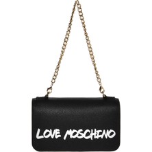 Love Moschino Siyah Kadın 16X24X6 cm Omuz Çantası JC4254PP0HK1300A