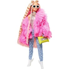 Barbie GRN28 Extra - Pembe Ceketli Bebek