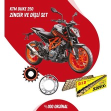 DID Ktm Duke 250 15-23 Dıd Vx3 Gold Zincir Dişli Set