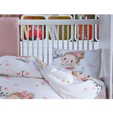 Doqu Home Ballerina Nevresim Takımı Pembe - Bebek