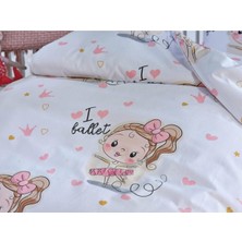 Doqu Home Ballerina Nevresim Takımı Pembe - Bebek