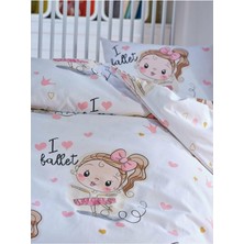 Doqu Home Ballerina Nevresim Takımı Pembe - Bebek