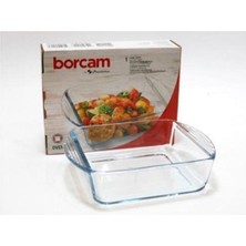 Paşabahçe 59854 Küçük Kare Borcam Tepsi 1040 cc