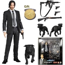 Silverum Brella Yeni Hayvan Köpek 16 cm John Wick Bölüm 2 Ortak Hareketli Action Figure Pvc Koleksiyonu Bebek Anime Karikatür Jujutsu Kaisen Modeli (Yurt Dışından)