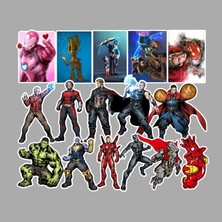 Silver Umbrella 50PMARVEL Anime Figürü Avengers Süper Kahraman Marvel Efsaneleri Grafiti Çıkartmalar Aksiyon Figürü Bilgisayar Kaykay Bagaj Dıy Çocuk Oyuncak (Yurt Dışından)