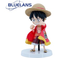 Silverum Brella Luffy Figürü Luffy Heykelciği Sevimli Pelerin Luffy Aksiyon Figürü Süslemesi (Yurt Dışından)