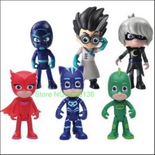 Silver Umbrella 1 Adet Pj Aksiyon Figürleri Araba Maskeleri Seti Catboy Owelette Gekko Romeo Luna Gece Ninj Yeni Yıl Noel Doğum Günü Oyuncak Hediyeler (Yurt Dışından)