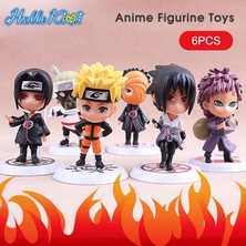 Silverum Brella Hellokimi 6 Adet Anime Heykelcik Oyuncaklar Japonya Anime Naruto Figürü Pvc Aksiyon Heykelcik Modeli Bebek Figürü Oyuncak Koleksiyonu Oyuncak Bebekler Naruto Uzumaki Model Oyuncaklar (Yurt Dışından)