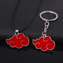 Silver Umbrella Japon Animesi Naruto Cosplay Akatsuki Uchiha Itachi Kolye (Yurt Dışından)