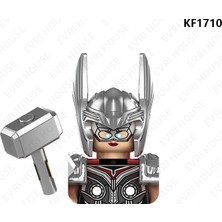 Silverum Brella Süper Kahraman Thunder Tanrı Thor Jane Foster Aksiyon Figürleri Odin Hela Mini Tuğla Disney Oyuncak Inşaat Blokları Çocuklar Için (Yurt Dışından)