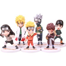 Silver Umbrella 6 Adet Anime Modeli Mükemmel Işçilik Canlı Ifade Yüksek Sertlik Gaara Naruto Anime Modeli Anime Sevgilisi Için (Yurt Dışından)