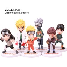 Silver Umbrella 6 Adet Anime Modeli Mükemmel Işçilik Canlı Ifade Yüksek Sertlik Gaara Naruto Anime Modeli Anime Sevgilisi Için (Yurt Dışından)