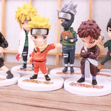 Silver Umbrella 6 Adet Anime Modeli Mükemmel Işçilik Canlı Ifade Yüksek Sertlik Gaara Naruto Anime Modeli Anime Sevgilisi Için (Yurt Dışından)