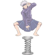 Silver Umbrella Childrenworld Akrilik Standı Karikatür Anime Aksiyon Gerçekçi Jujutsu Kaisen Şekil Oyuncak (Yurt Dışından)