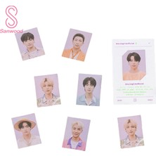 Silver Umbrella Bts Boys Kartpostal Nefis Yakışıklı Şekil Kaplamalı Kağıt Bangtan Boys Idol Şekil Sınırlı Kartpostal Kız Hediye (Yurt Dışından)