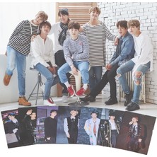 Silver Umbrella Bts Boys Kartpostal Nefis Yakışıklı Şekil Kaplamalı Kağıt Bangtan Boys Idol Şekil Sınırlı Kartpostal Kız Hediye (Yurt Dışından)