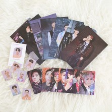 Silver Umbrella Bts Boys Kartpostal Nefis Yakışıklı Şekil Kaplamalı Kağıt Bangtan Boys Idol Şekil Sınırlı Kartpostal Kız Hediye (Yurt Dışından)