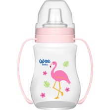 Wee Baby Antikolik Desenli Akıtmaz Kulplu Pp Bebek Alıştırma Bardağı 6+ Ay 250 ml Asortili