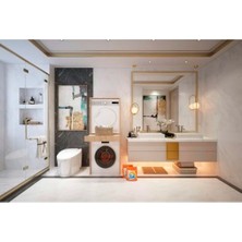 Esyah Ahşap-Banyo Dolabı Çamaşır Makinesi Dolabı Kurutma Makinesi Dolabı Çekmeceli
