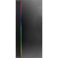 Officecase Kaira Temperli Cam Rgb Şerit Matx Bilgisayar Kasası